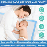 SOFYFINE Incontinence Bed Pads Disposable Adult 22"x23" (100 Pcs), Absorbent Nursing Underpads Women Postpartum Chucks Waterproof Pee Pad for Elderly Baby and Puppy