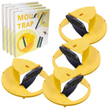 Tricess Bucket Mouse Trap Lid (4-Pack) - Flip Board Sliding Bucket Lid Mouse/Mice/Rat Trap, Auto Reset, Multi Catch Mice Trap Compatible with 5 Gallon Bucket for Indoor/Outdoor