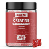 Forent Mixed-Berry Creatine Monohydrate Candy Supplements Gummies 30 Servings 5000mg of Creatine Per Serving Bodybuilding Supplement to Increase Muscle Size and Strength