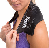 Chattanooga ColPac - Reusable Gel Ice Pack - Black Vinyl - Neck Contour - 21 inches - Cold Therapy - Knee, Arm, Elbow, Shoulder, Back - Aches, Swelling, Bruises, Sprains, Inflammation