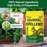 TSCTBA Squirrel Repellent Outdoor, Chipmunk Repellent Outdoor, Squirrel Repellent for Attic and Cars Engines, Ultra Powerful Squirrel Deterrent, Squirrel Repellent for Bird Feeders and Garden-12P