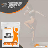 BULKSUPPLEMENTS.COM Beta Alanine Powder - Beta Alanine Pre Workout, Beta Alanine 3000mg - Beta Alanine 1kg, Beta Alanine Bulk - Unflavored, Pure & Gluten Free, 3g per Serving, 1kg (2.2 lbs)