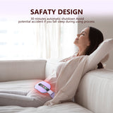 Portable Cordless Heating Pad,Heating Pad for Back Pain with 3 Modes,Portable Electric Fast Heating Belly Wrap Belt for Women and Girl(Purple)