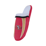 FOCO San Francisco 49ers NFL Mens Sherpa Slide Slippers - L