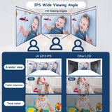 JUAN Video Baby Monitor with Camera and Audio - No WiFi Baby Camera Monitor with 3.2'' IPS Screen for Kids/Pets/Elderly, Pan/Tilt/Zoom Camera, 1000FT, Night Vision, VOX Mode