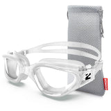 ZIONOR Swim Goggles, G1 SE Swimming Goggles Anti-fog for Adult Men Women, UV Protection, No Leaking (Clear Lens Clear Frame)