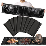 Qualirey Sticky 47 Inch Ultra Large Mouse Trap Mouse Glue Traps Sticky Rat Trap That Work for Trapping Rats Roaches Rodents Heavy Duty Pre Baited Mats Indoor Outdoor Catch Pest Trap (Black, 8 Pcs)