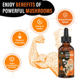 Liposomal Mushroom Complex Drops 2000 MG - 20 Organic Mushroom Extracts - Advanced Liquid Formula for Immunity, Cognitive and Memory - Lions Mane Supplement, Reishi, Cordyceps, Chaga, 30 Servings