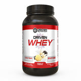 Driven WHEY- Grass Fed Whey Protein Powder: Delicious, Clean Protein Shake- Improve Muscle Recovery with 23 Grams of Protein with Added BCAA and Digestive Enzymes (Vanilla Dream, 2 lb)