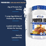 Gaspari Nutrition Proven Egg, 100% Egg White Protein, 25g Protein, Keto Friendly, Dairy Free, Lactose Free, Soy Free (2 lbs, Banana Nut Bread)