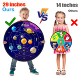 BooTaa 2 Pack 29" Large Dart Board for Kids, Kids Dart Board with 20 Sticky Balls, Boys Toys, Indoor/Outdoor Fun Party Play Game Toys, Birthday Gifts for 3 4 5 6 7 8 9 10 11 12 Year Old Boys Girls