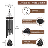 Soopau Sympathy Gifts for Loss of Mom, 30" Metal Memorial Wind Chimes for Loss of Mother, Memorial Gifts for Loss of Mother, Loss of a Mother Sympathy Gifts, Windchimes in Memory of Mom