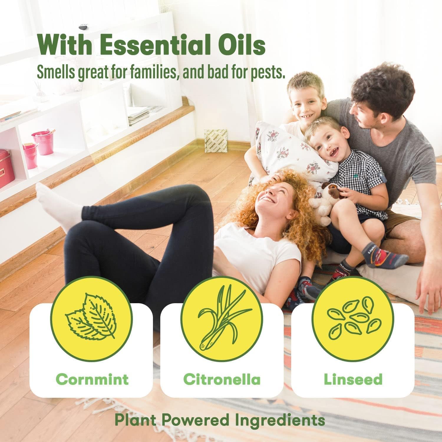 BugMD Vamoose Rodent Repellent Pouches (2 Pack, 8 Pouches), PlantPo kateminimalist