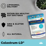 Organic Colostrum-LD Powder with Proprietary Liposomal Delivery (LD) Technology for up to 1500% Better Bioavailability Than Regular Bovine Colostrum (Organic Vanilla, 12 Ounce)