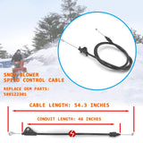 Yiekea 588122301 Speed Control Cable fits Husqvarna ST224 ST227 ST230 ST324 ST327 ST330 Snow Blowers for Craftsman Poulan Jonsered Snow Throwers