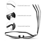 mxnx Aviator Sunglasses for Men Polarized Women UV Protection Lightweight Driving Fishing Sports Mens Sunglasses MX208 (Gold Frame/Brown Lens)