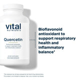 Vital Nutrients Quercetin | Vegan Supplement with Bioflavonoids for Sinus & Immune Support | Gluten, Dairy and Soy Free | 250mg | 200 Capsules