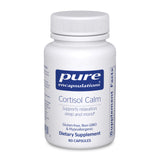 Pure Encapsulations Cortisol Calm - Supports Cortisol Health & Relaxation - Adrenal Support - Contains Ashwagandha & L-Theanine - Restful Sleep - 60 Capsules