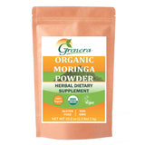 Grenera Organic Moringa Powder - 2.2 lbs (35.2 oz) | Moringa Oleifera Leaf Powder Lab Tested for Purity | Moringa Powder Organic Perfect for Smoothies, Drinks, Tea & Recipes | 100% Raw from India