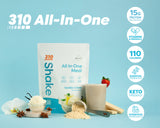 310 Nutrition All In One Meal Replacement Shake Fiber Rich Vegan Superfood Blend Natural Sweeteners Low Carb Shake, Keto & Paleo Friendly Gluten Free 26 Essential Vitamins & Minerals