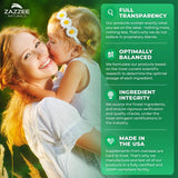 Zazzee USDA Organic Fertility Support Tea, 60 Servings, Pleasant Mint Taste, Balanced Blend of 8 Potent Herbs, 3 Ounces, All-Natural Fertility Support for Women, Non-GMO