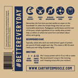 Earth Fed Muscle Whey Back Vanilla Truly Grass Fed Whey 2lb - No Fillers, Flow Agents, or Synthetic Blends, Soy Free, Non GMO and Hormone Free