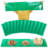 Qualirey Sticky 47 Inch Ultra Large Mouse Trap Mouse Glue Traps Sticky Rat Trap That Work for Trapping Rats Roaches Rodents Heavy Duty Pre Baited Mats Indoor Outdoor Catch Pest Trap (Green,12 Pcs)