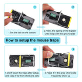 Mouse Trap Mice Trap That Work Human Power Mouse Killer Mouse Catcher Quick Effective Sanitary 12 Pack