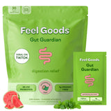 Feel Goods Gut Guardian - Probiotic & Prebiotic Powder Packets, Digestive Health for Men & Women, Organic Fiber, Gut Health, Sugar Free, 0.21 Ounce Packets - Watermelon Mint (Pack of 30)