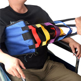 Stand Assistance Belt Patient Lift Sling Heavy Duty Transfer Sling for Movement Padded Patient Transfer Assist Belt Quicker Easier Safer Transfers & Toileting Lift Sling for Elderly (Blue)