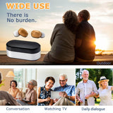 Zdzdzg Rechargeable Hearing Aids for Seniors Severe Hearing Loss,hearing aids for tinnitus,with Noise Cancelling Hearing Aids for Adults,CIC Hearing Aides Digital