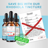 16-in-1 Rhodiola Rosea Tincture - Rhodiola Rosea Supplement with Astragalus, St John's Wort, Vanilla, Saffron & More - Liquid Rhodiola For Energy, Stamina, Brain & Calm Mood Support - 2 fL oz