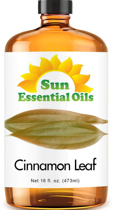 Sun Essential Oils 16oz - Cinnamon Leaf Essential Oil - 16 Fluid Ounces