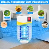4 Pack Indoor Bug Zapper, Electric Plug in Mosquito Killer with Blue Light Attractant, Portable Pest Control for Living Room, Kitchen, Baby Room, Office (Plug in Bug Zapper)