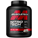 Whey Protein Powder | MuscleTech Nitro-Tech Whey Protein Isolate & Peptides | Lean Protein Powder for Muscle Gain | Muscle Builder for Men & Women | Sports Nutrition | Cookies and Cream, 4lb (40 Serv)