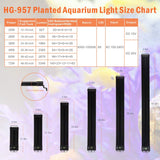 Hygger Auto On Off 18-24 Inch LED Aquarium Light Extendable Dimable 7 Colors Full Spectrum Light Fixture for Freshwater Planted Tank Build in Timer Sunrise Sunset