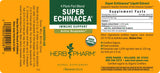 Herb Pharm Certified Organic Super Echinacea Liquid Extract for Active Immune System Support - 4 Oz