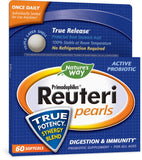 Nature's Way Primadophilus Reuteri Probiotic Pearls for Men and Women, Digestive and Immune Support*, 60 Softgels