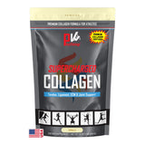 PhysiVantage Supercharged Collagen Powder with Vitamin C + BCAAs Advanced Formula for Tendon, Ligament, Joint Health + Skin Quality - Best Hydrolyzed Collagen Peptides, 16oz Bag (Vanilla)