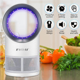 FVOAI Fruit Fly Trap for Indoors, Fly Traps Indoor for Home Bug Zapper M3 Indoor Insect Trap with Suction, Time Setting, Bug Light & 10 Pcs Sticky Glue Boards (White)