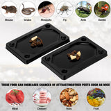 Mouse and Insect Glue Traps Mouse Sticky Traps Plastic Sticky Adhesive Mice Snake Insect to Use Indoor (100 Pieces,3 x 5 Inch)