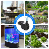 GROWNEER 550GPH Submersible Pump 30W Ultra Quiet Fountain Water Pump, 2000L/H, with 7.2ft High Lift, 3 Nozzles for Aquarium, Fish Tank, Pond, Hydroponics, Statuary Black