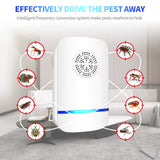 Sroker 6 Packs Ultrasonic Pest Repeller, Electronic Repellent Plug in Indoor Control for Insect, Roach, Mice, Spider, Ant, Bug, Mosquito House, Garage, Warehouse, Office, Hotel