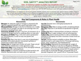 Soil Savvy - Soil Test Kit | Understand What Your Lawn or Garden Soil Needs, Not Sure What Fertilizer to Apply | Analysis Provides Complete Nutrient Analysis & Fertilizer Recommendation On Report