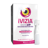 iVIZIA Lubricant Eye Gel for Severe and Nighttime Dry Eye Relief, Preservative-Free, Moisturizing, 30 Sterile Single-Use Vials
