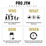 Pro Jym Protein Powder - Egg White, Milk, Whey protein isolates & Micellar Casein | JYM Supplement Science | Tahitian Vanilla Bean Flavor, 1.7 Pound