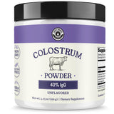 Colostrum Powder 40% IgG – USA Sourced Bovine Colostrum Supplement for Immune Support, Gut Health, Muscle Recovery, and Overall Wellness - Single Ingredient, No Additives, Non-GMO - 60 servings