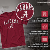 Alabama Crimson Tide Adult Arch & Logo Soft Style Gameday T-Shirt - Crimson, XX-Large