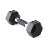 CAP Barbell Coated Dumbbell Weights with Padded Grip, 8-Pound, Black