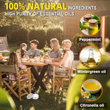 DALIYREPAL Mosquito Repellent for Patio,Mosquitoes Repellent Outdoor/Indoor, Mosquito Deterrent Indoors, Natural Mosquito Repellent for Yard, Mosquito Control for Camping/Travel 2 Jars/Box